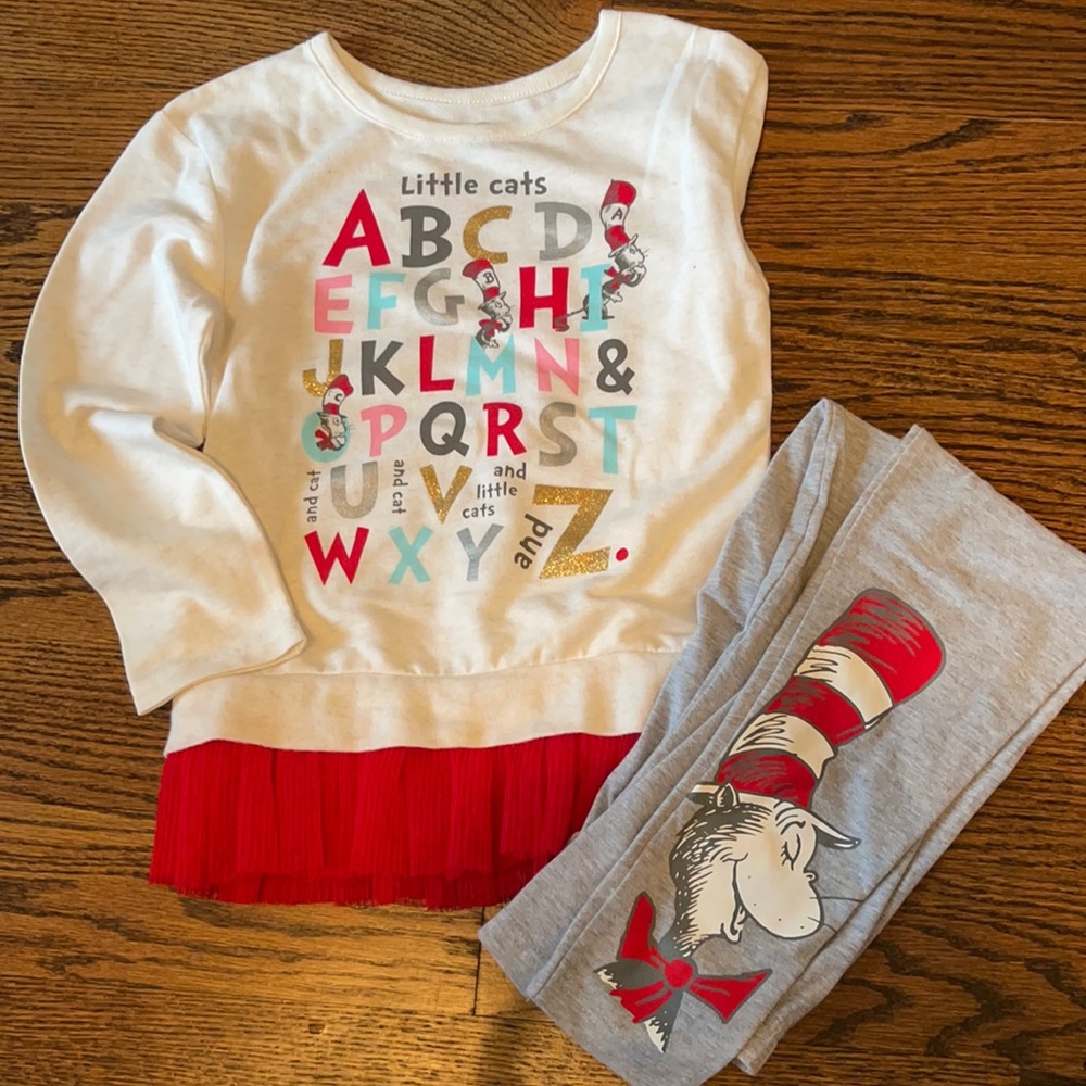 Girls Dr Seuss outfit